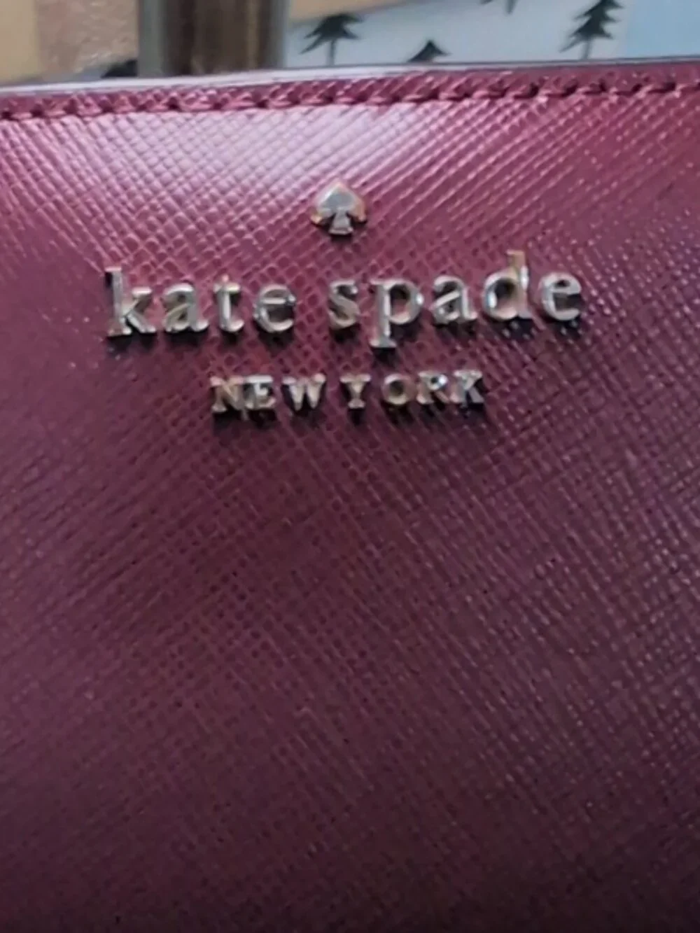 Kate Spade Mulled Wine Stacy Wallet